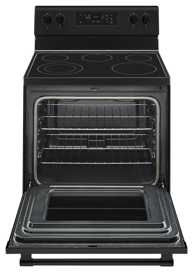 Maytag® 30" Black Freestanding Electric Range-1
