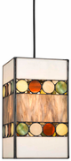 Cal® Lighting & Accessories Uni Pack Black/Brushed Steel Pendant-0
