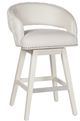 HH2 Home Amberley Commercial Grade White Swivel Bar Stool-0