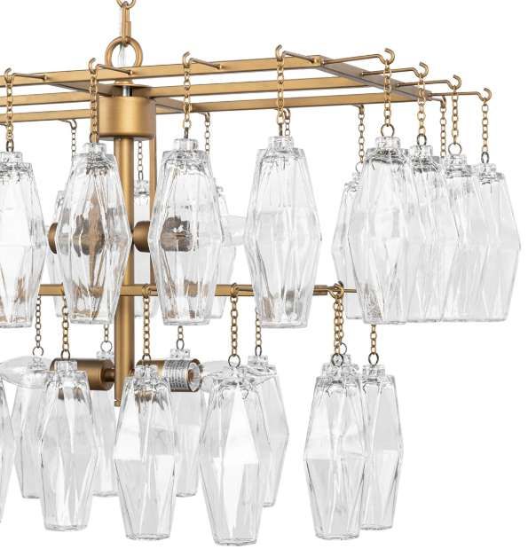 Classic Home Tressia Brass Chandelier-2