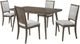 Coaster® Onslow 5-Piece Beige/Dark Brown Dining Set-0