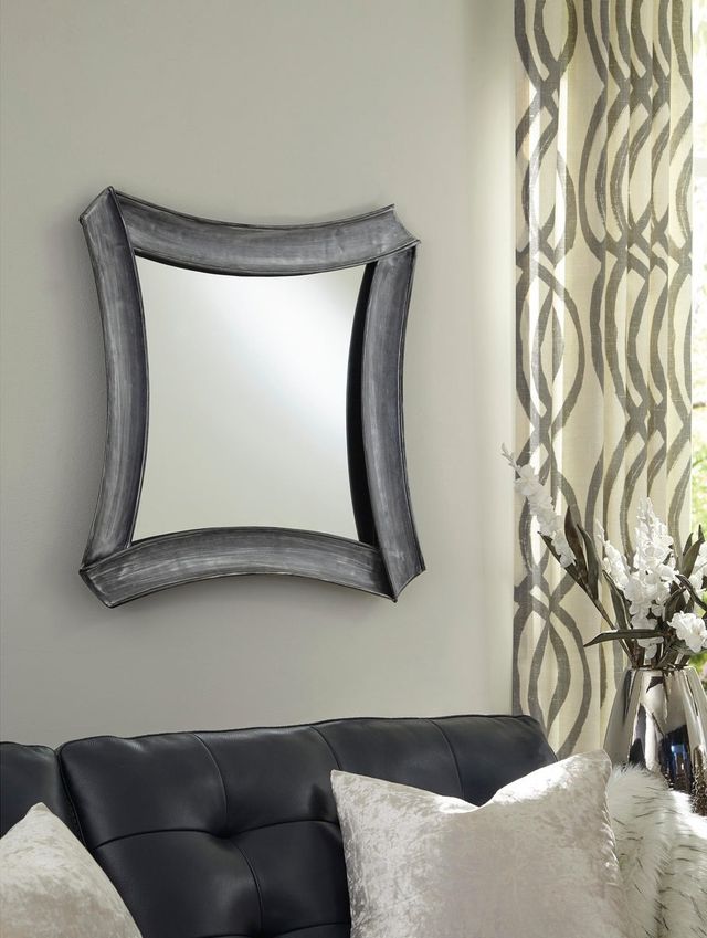 Signature Design by Ashley® Posie Antique Silver Accent Mirror-3