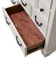 Furniture of America® Hampstead White/Dark Brown Dresser-2