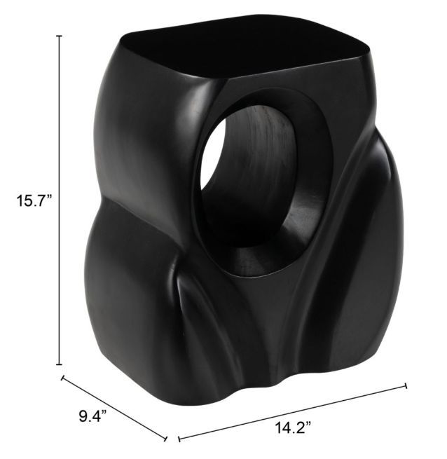 Zuo® Modern Trung Black Side Table-1