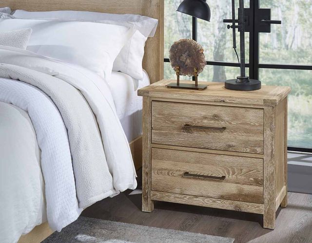 Vaughan-Bassett Dovetail Sun Bleached White Nightstand-1