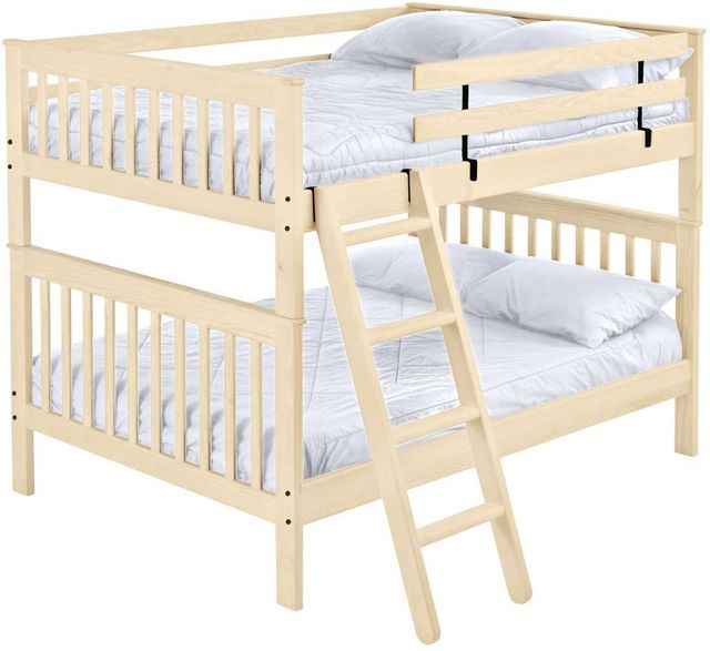 Crate Designs™ Furniture Unfinished Full XL/Full XL Mission Bunk Bed-0