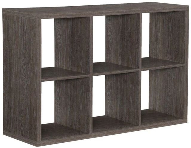 Linon Cody Gray 6-Cube Storage Cabinet-0