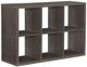 Linon Cody Gray 6-Cube Storage Cabinet-0