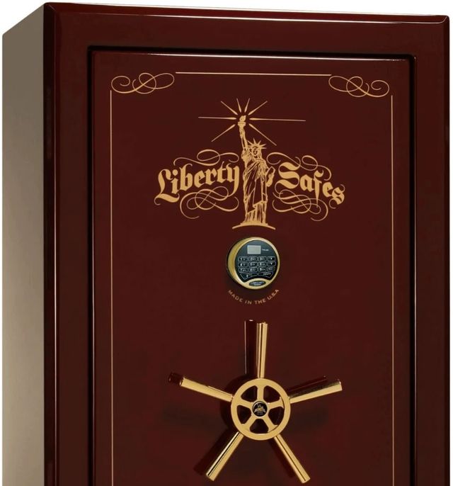 Liberty Safe Presidential Burgundy Gloss 25 Electronic Lock Gun Safe-1