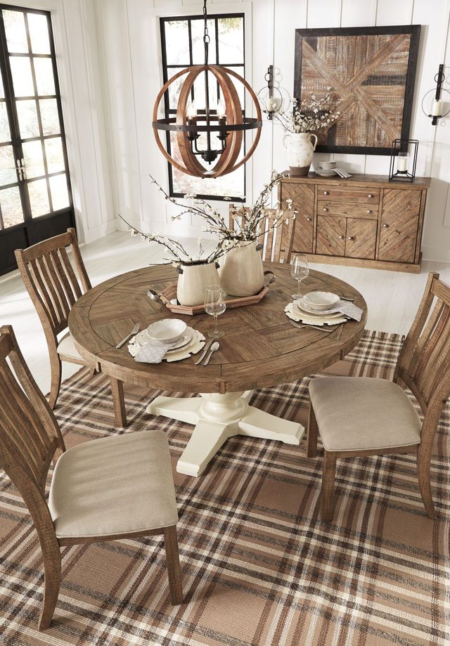 Signature Design by Ashley® Grindleburg Light Brown Dining Room Server-3