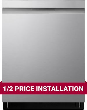 LG 24" PrintProof™ Stainless Steel Built In Dishwasher with 1/2 PRICE INSTALLATION