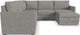 Flex by Flexsteel® 5-Piece Pebble 5-Seat Sectional with Storage Ottoman-1