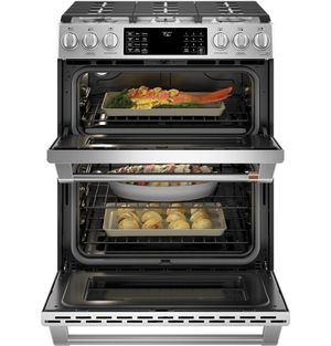 Café 30” Stainless Steel Slide in Gas Range