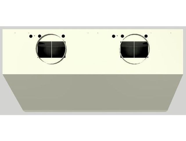 Vent-A-Hood® 54" Biscuit Wall Hood-2