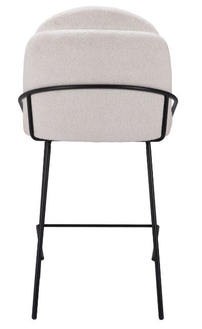 Zuo® Modern Jambi Ivory/Black Counter Stool-2