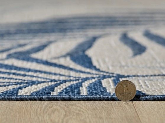 KAS Rugs Provo Blue Palms 5'x8' Area Rug-3