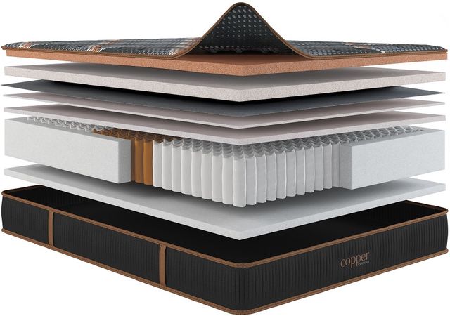 Copper by Spring Air® 13.5" Hybrid Medium Tight Top Full Mattress-2