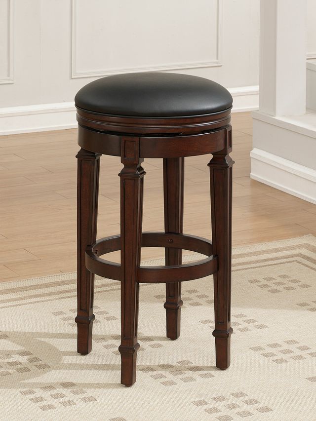 American Heritage Billiards Cambridge Dark Brown/Black Stool-0