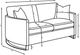 Coaster® Corliss 2-Piece Beige Upholstered Arched Arm Sofa Set-3