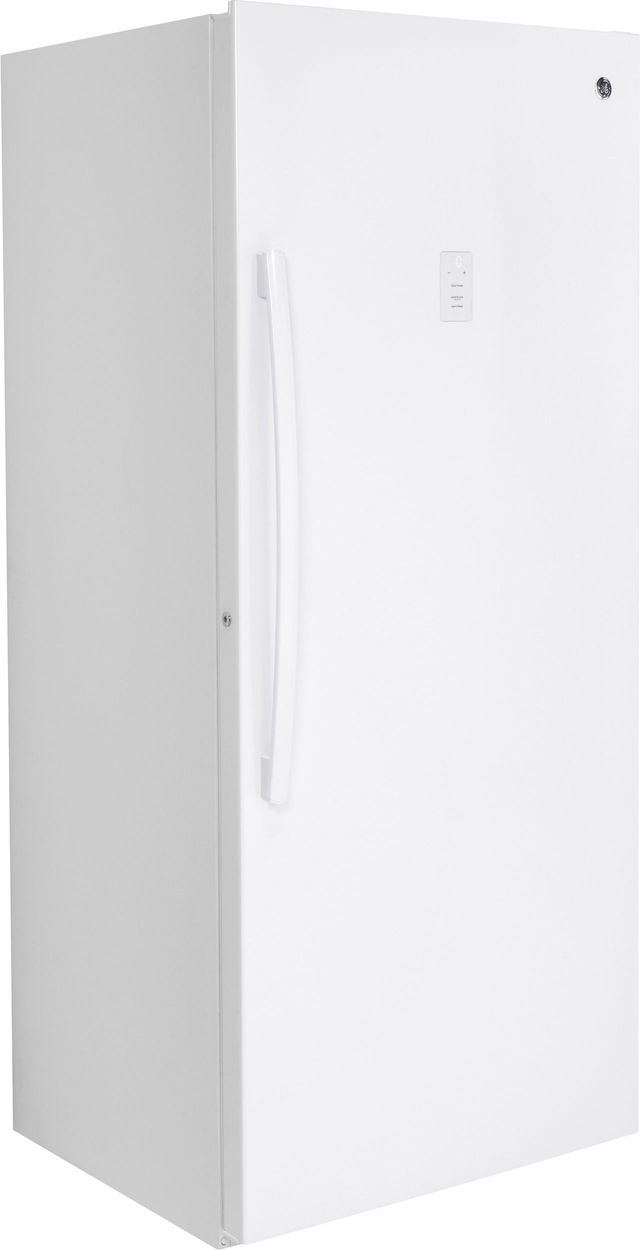 SCRATCH N DENT - GE® 21.3 Cu. Ft. White Upright Freezer
