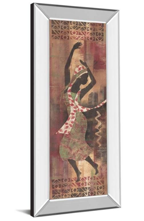 Classy Art Graceful Reflection II by Martha Donovan Mirror Framed Wall Art-1