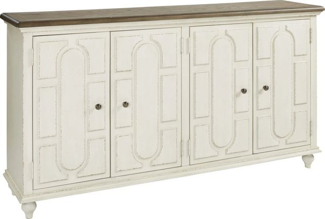 Signature Design by Ashley® Roranville Antique White Accent Cabinet
