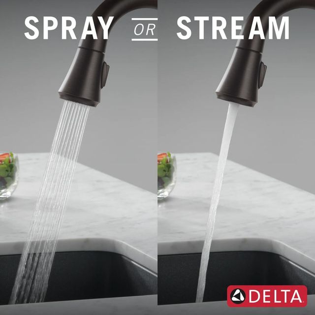 Delta Coranto® Venetian Bronze Single Handle Bar/Prep Faucet with Touch2O® Technology-3