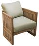 Signature Design by Ashley® Vision Lane Beige/Green Fabric/Wooden Outdoor Lounge Chair-0