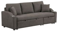 Furniture of America® Royden Gray Sleeper Sofa