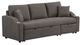 Furniture of America® Royden Gray Sleeper Sofa-0