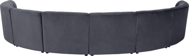 Meridian Furniture Limitless 8-Piece Grey Velvet Modular Sectional-3