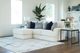 Jackson Furniture Polaris 2-Piece Off-White Left-Arm Facing Loveseat Sectional and Chaise-5