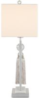 Currey & Company Vitale Off-White/Silver Leaf Table Lamp-2