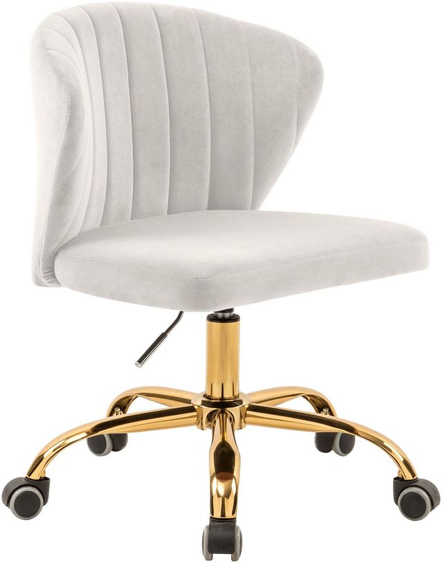 Meridian Furniture Finley Cream Office Chair-0