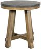 Riverside Furniture Weatherford Bluestone/Reclaimed Natural Pine Side Table-1
