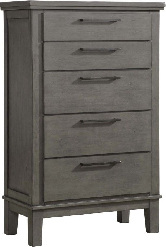 Benchcraft® Hallanden 4-Piece Gray King Panel Storage Bed Set-3