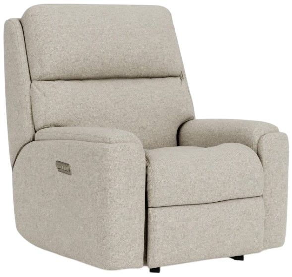 Flexsteel® Rio Silver Driftwood Power Rocking Recliner with Power Headrest-0