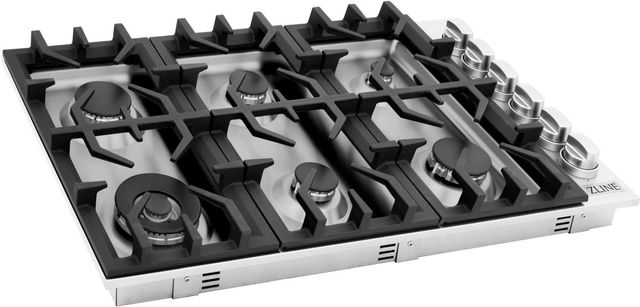 ZLINE 36" Stainless Steel Gas Cooktop with with 6 Burners-1