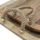 A & B Home Tabari 2-Piece Brown Wood Tray Set-2