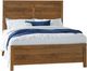 Vaughan-Bassett Lancaster County Amish Cherry Queen Plank Panel Bed-0