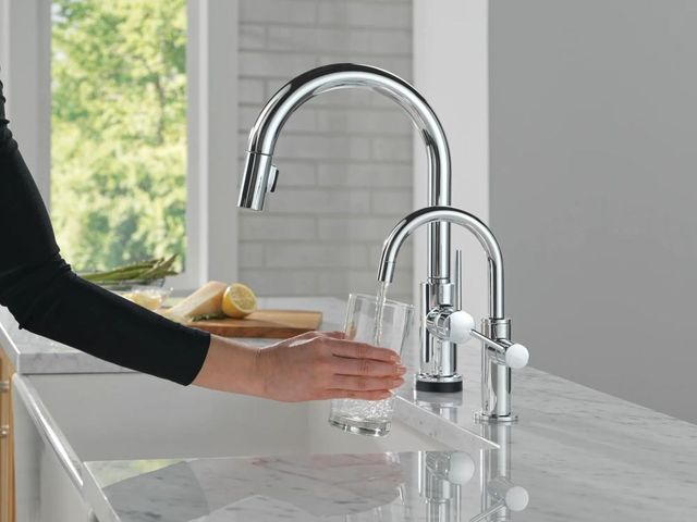 Delta Other Chrome Contemporary Round Beverage Faucet-4