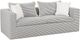 TOV Furniture Salty Black Stripes Fabric Indoor/Outdoor Sofa-0