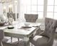 Signature Design by Ashley® Coralayne 5-Piece Silver Dining Table Set-4