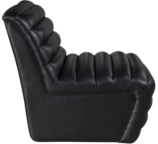 Meridian Furniture Vega Black Vegan Leather Upholstered Accent Chair-2