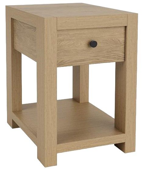 Riverside Furniture Davie Pale Oak Chairside Table-0