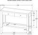 Coaster® Beasley Golden Oak Console Table-2
