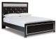 Signature Design by Ashley® Kaydell 2-Piece Black Queen Upholstered Panel Bedroom Set-1