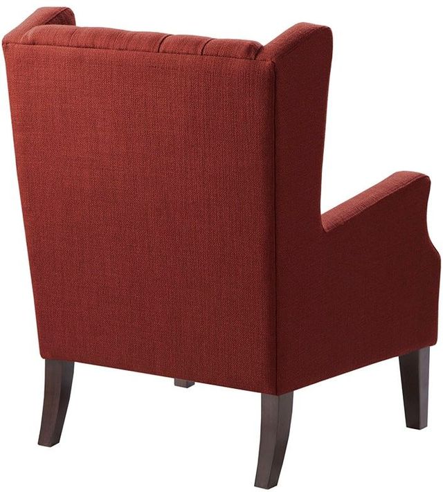 Olliix by Madison Park Red Maxwell Button Tufted Wing Chair-3