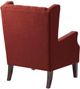 Olliix by Madison Park Red Maxwell Button Tufted Wing Chair-3