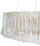 A & B Home Clear/Gold Rippled Pleated Chandelier-3